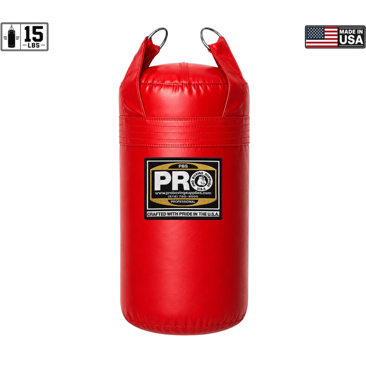 ProBoxing® 15 LBS Heavy Punching Bag
