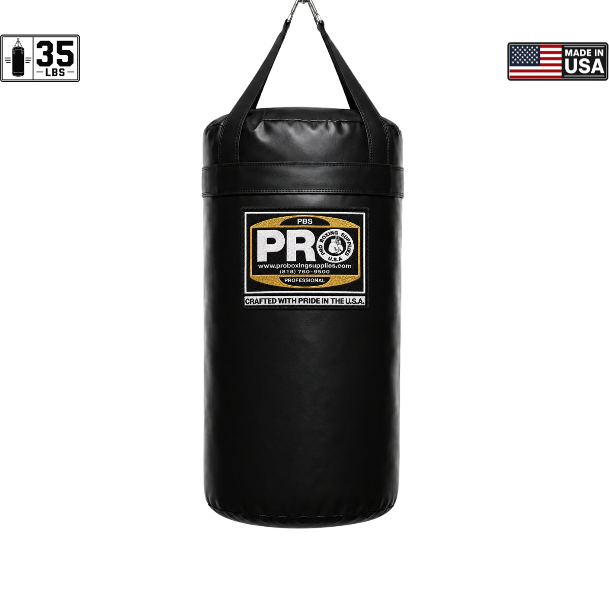 ProBoxing® 35 LBS Heavy Punching Bag - Green