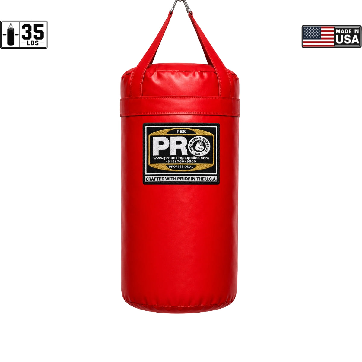 ProBoxing® 35 LBS Heavy Punching Bag - Green