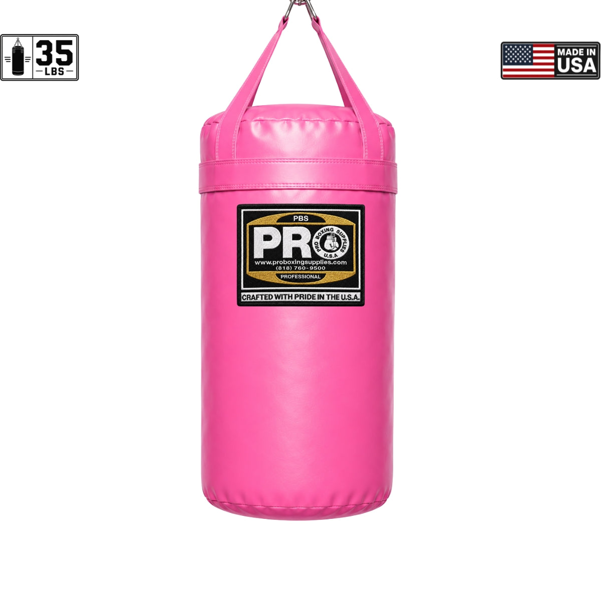 ProBoxing® 35 LBS Heavy Punching Bag - Green