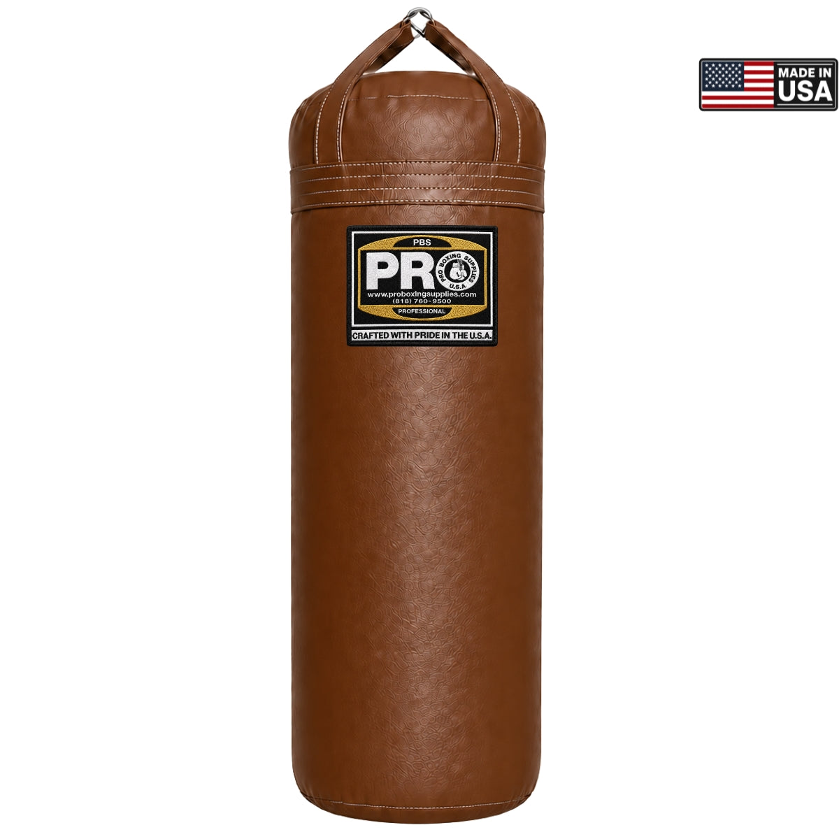 ProBoxing® 100 lbs Heavy Punching Bag - Grey