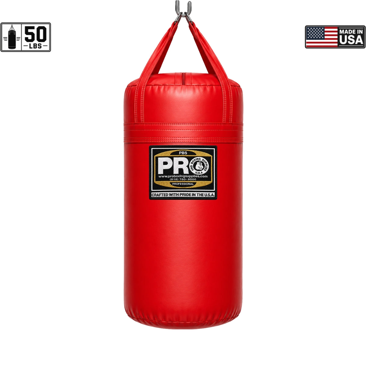 ProBoxing® 50 lbs Heavy Punching Bag - Blue