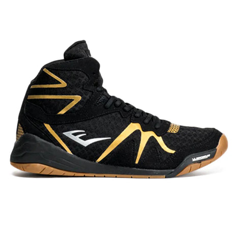 Everlast PIVT Low Top Boxing Shoes - Black & Gold