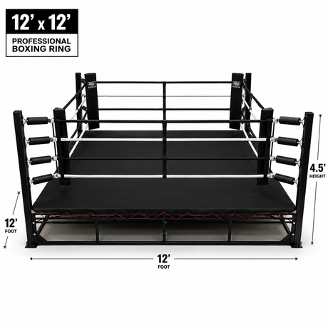 ProBoxing® Professional Boxing Ring (12' x 12' Foot) - Made in USA