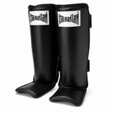 Thaismai Muay Thai Shin Guard - Leather (Black)