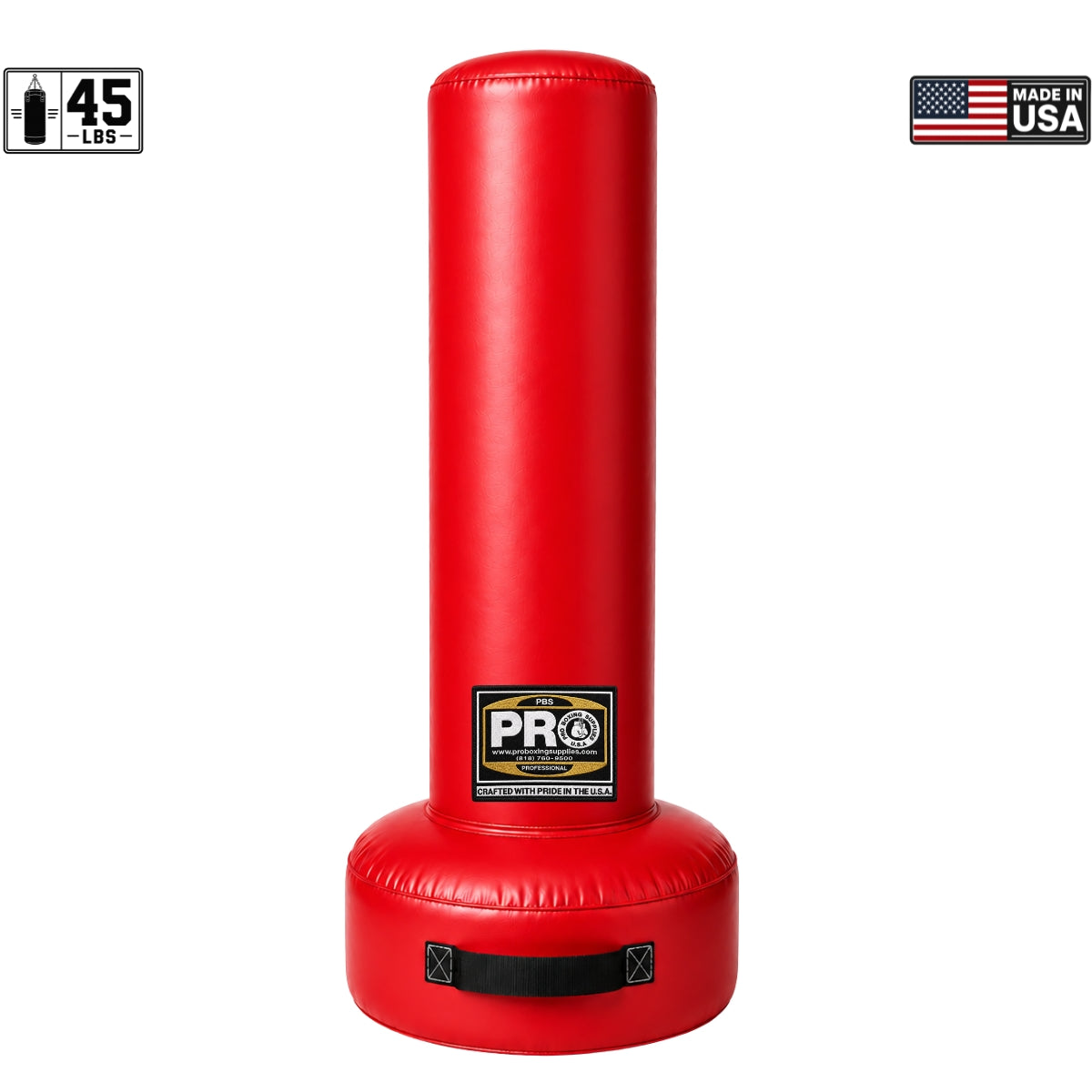 ProBoxing® 45 LBS Free Standing Bag - Red
