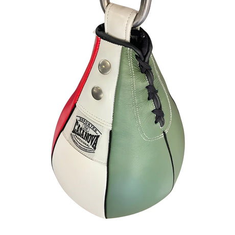Casanova® Leather Speed Bag - Green, White & Red