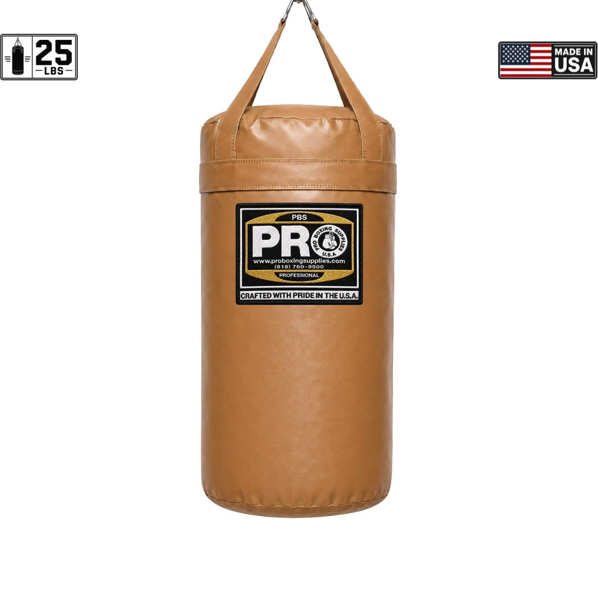 ProBoxing® 25 LBS Heavy Punching Bag - Orange
