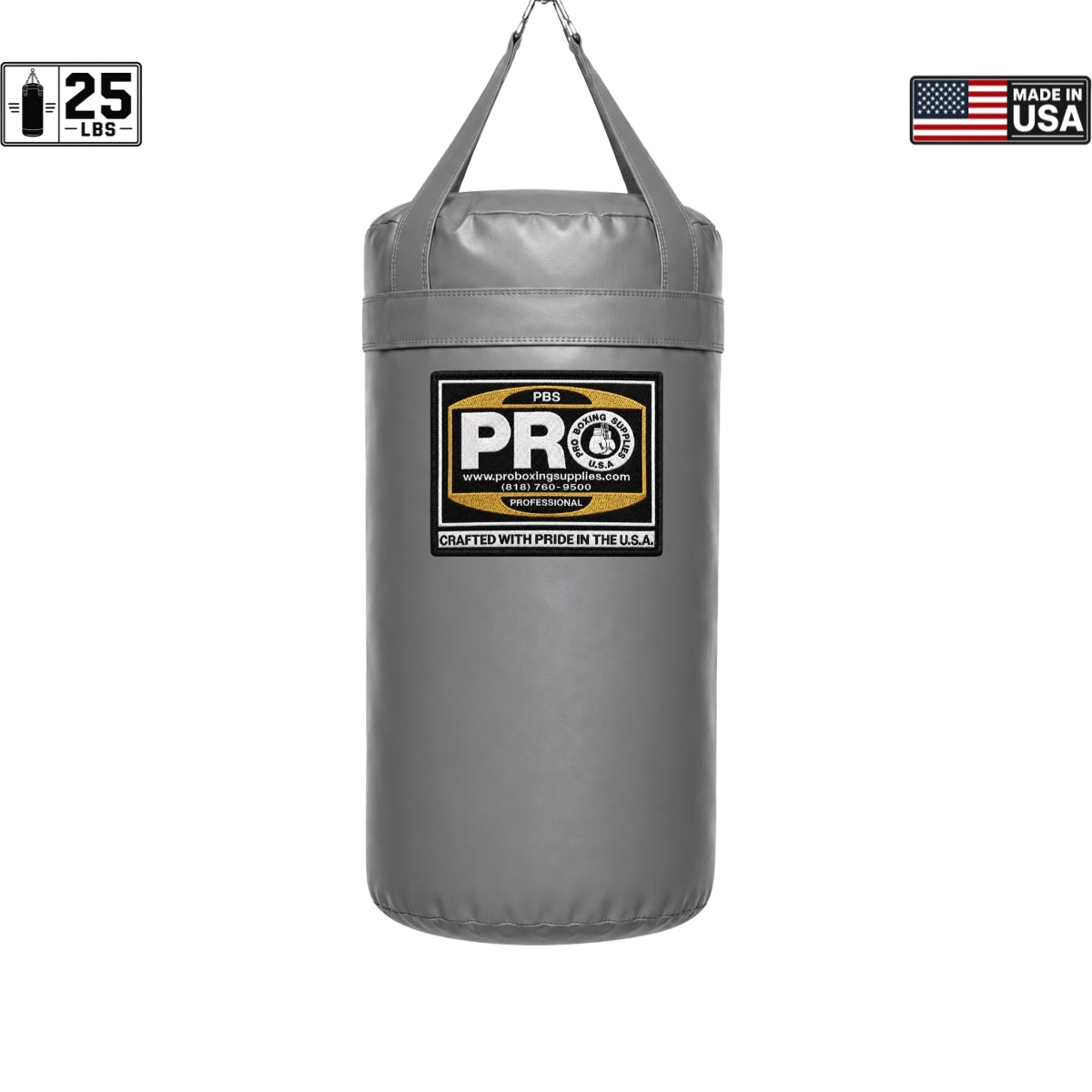 ProBoxing® 25 LBS Heavy Punching Bag - Orange