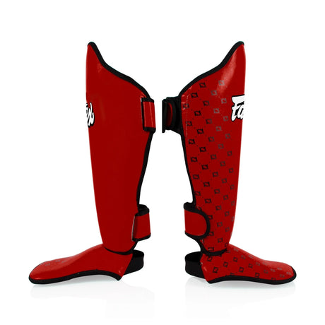 Fairtex® Shin Guards - SP5 Competition Muay Thai (Red)