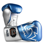 Rival RS100 Professional Sparring Gloves - Blue & Silver