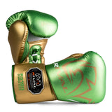 Rival RS100 Professional Sparring Gloves - Green & Gold
