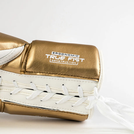 Rival RS100 Professional Sparring Gloves - White & Gold
