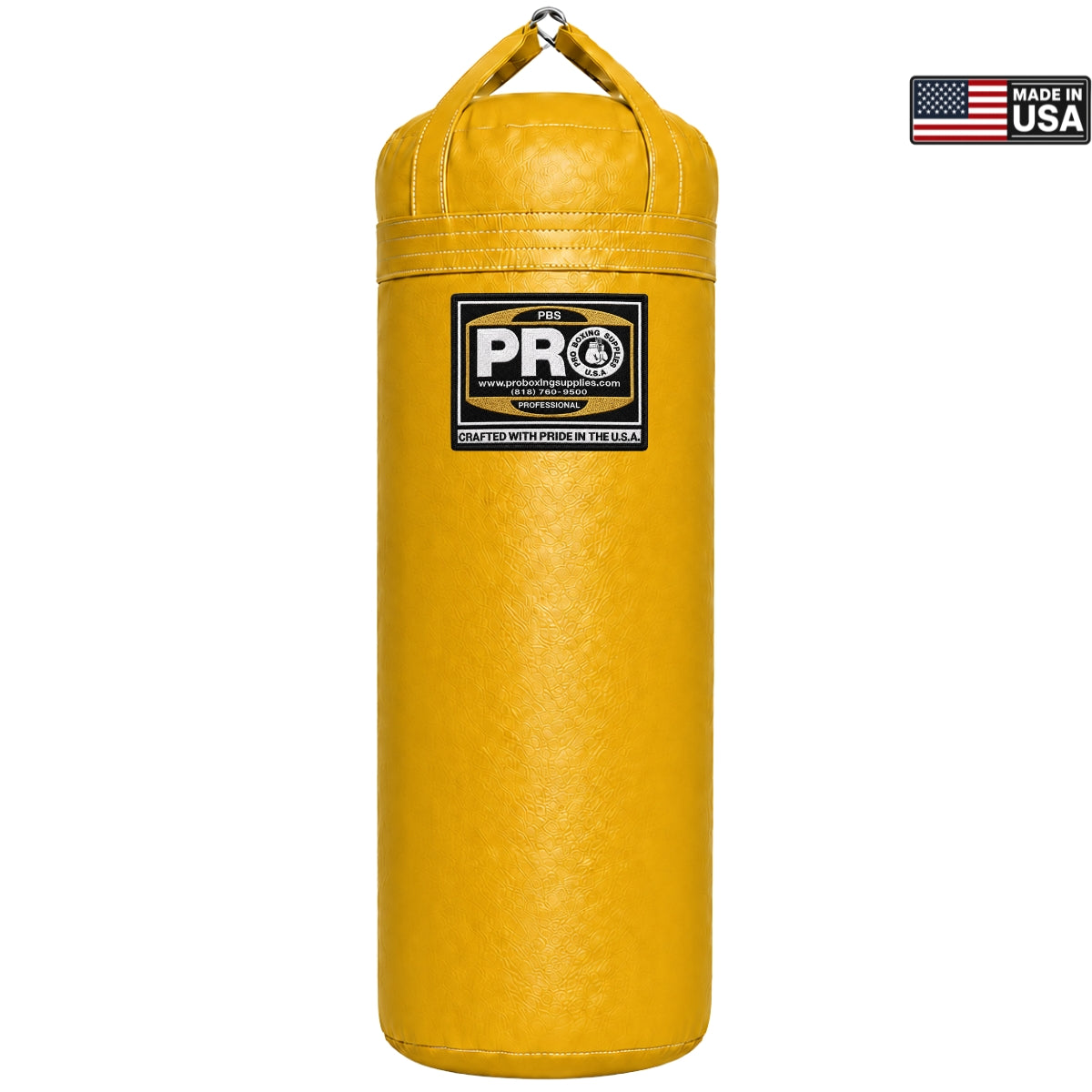 ProBoxing® 80 LBS Heavy Punching Bag - Yellow