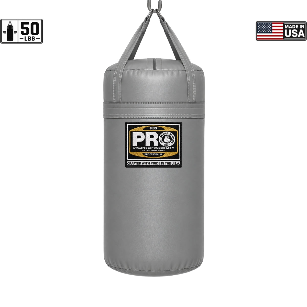 ProBoxing® 50 lbs Heavy Punching Bag - Blue