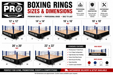 DAILY RENTAL - Custom Made ProBoxing® Ring