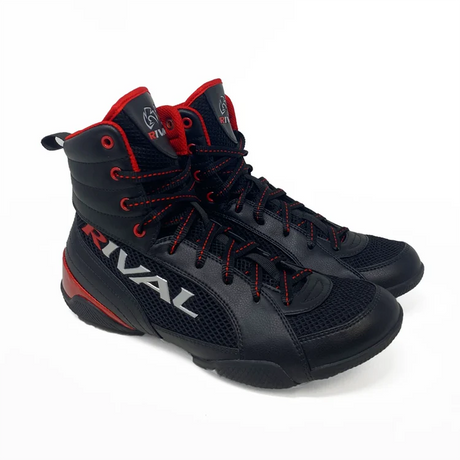 Rival RSX-Guerrero Deluxe Boxing Boots - Black & Red