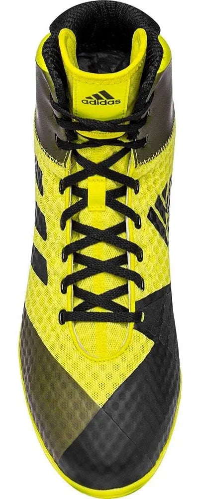 Adidas Mat Wizard 4 Wrestling Shoe - Yellow & Black