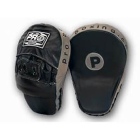 ProBoxing® Deluxe Focus Mitts - Black & Grey Trim