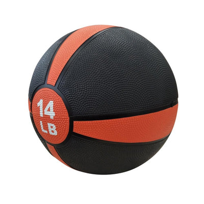 GYMPAK 14 LB MEDICINE BALL - ORANGE