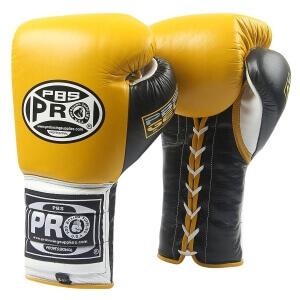 Pro Boxing® Series Gel Lace Gloves - Yellow